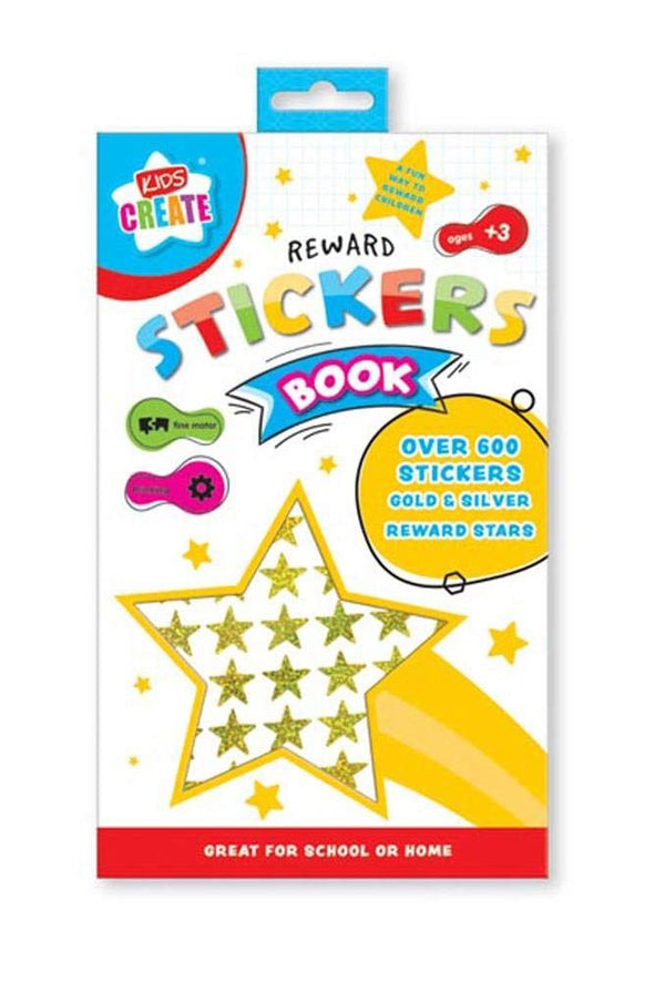 REWARD STICKERS BOOK GOLD AND SILVER STARS OVER 600 STICKERS. STAZ